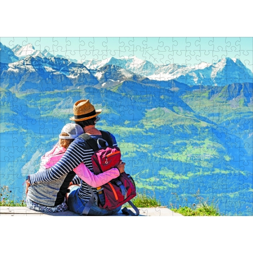 Lato w górach! - Personalizowane Puzzle 250 elementów